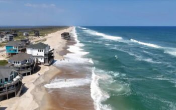 Hurricane Erin is making its presence felt along the East Coast. The storm has forced evacuations on North Carolina’s Outer Banks.